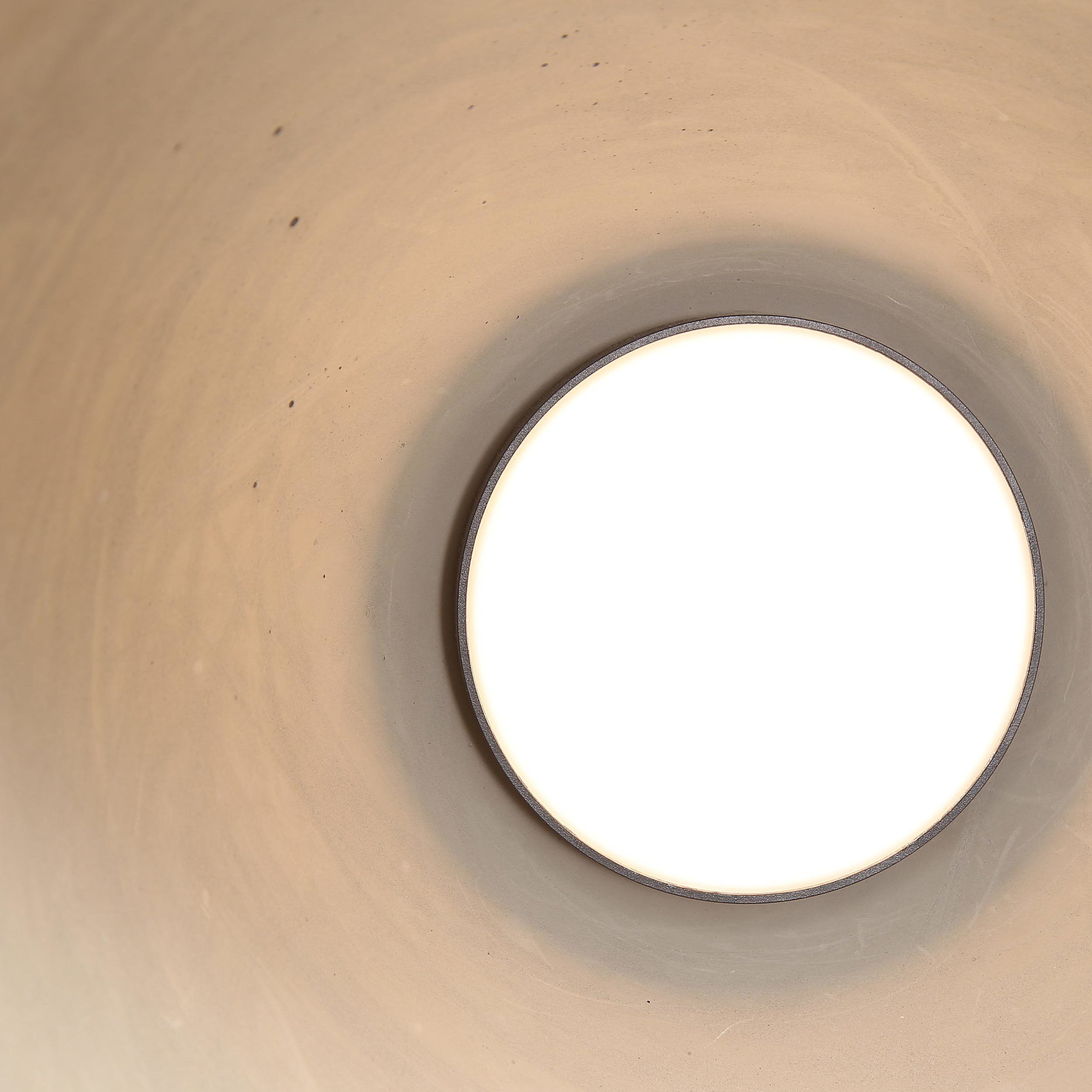 Aethera Pendant Ceiling Light in Grey Cement