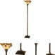Evelyn 71 inch 100.00 watt Mica Bronze Floor / Torchiere Lamp Portable Light