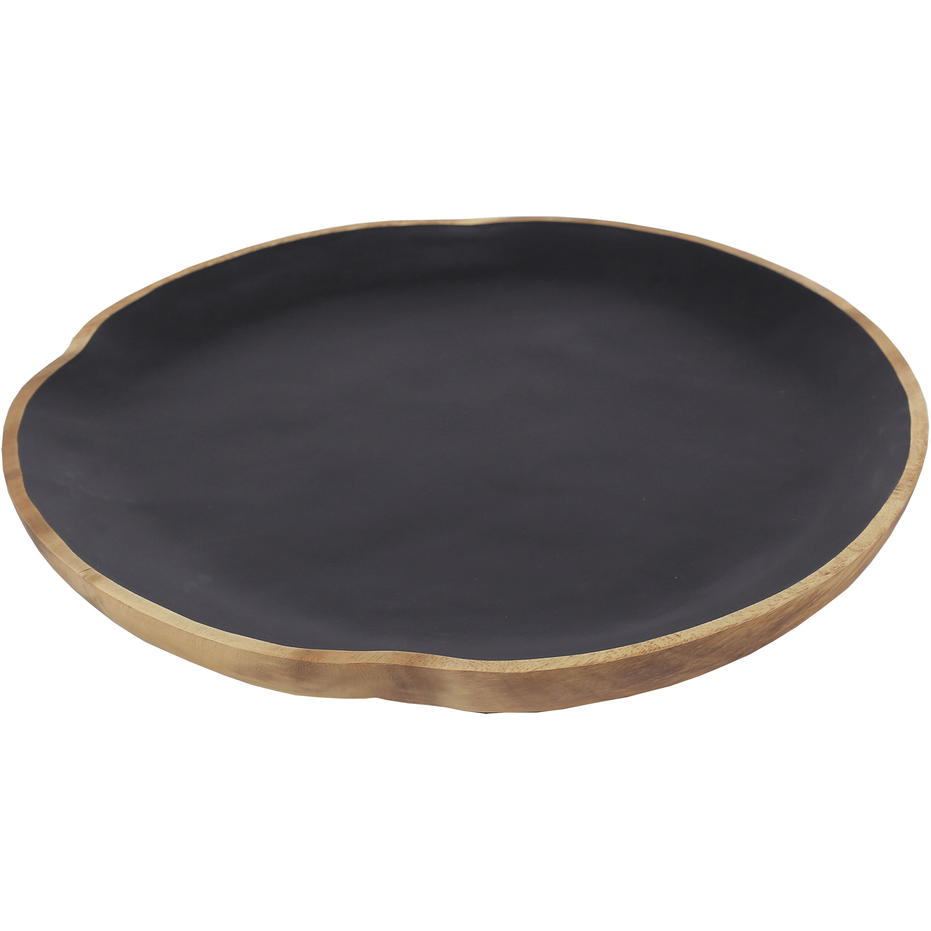 Weller 18 X 18 inch Black with Natural Plate