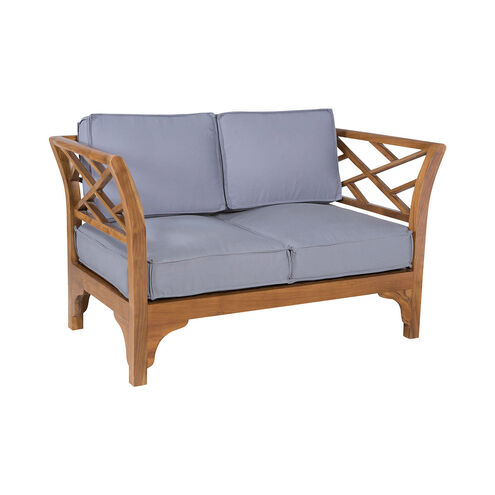 Patio Branch Euro Teak Oil Outdoor Love Seat