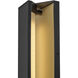 MOCO Strata LED 31.5 inch Black Outdoor Wall Mount Lantern