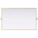 Amoura 48 X 30 inch Brass Mirror