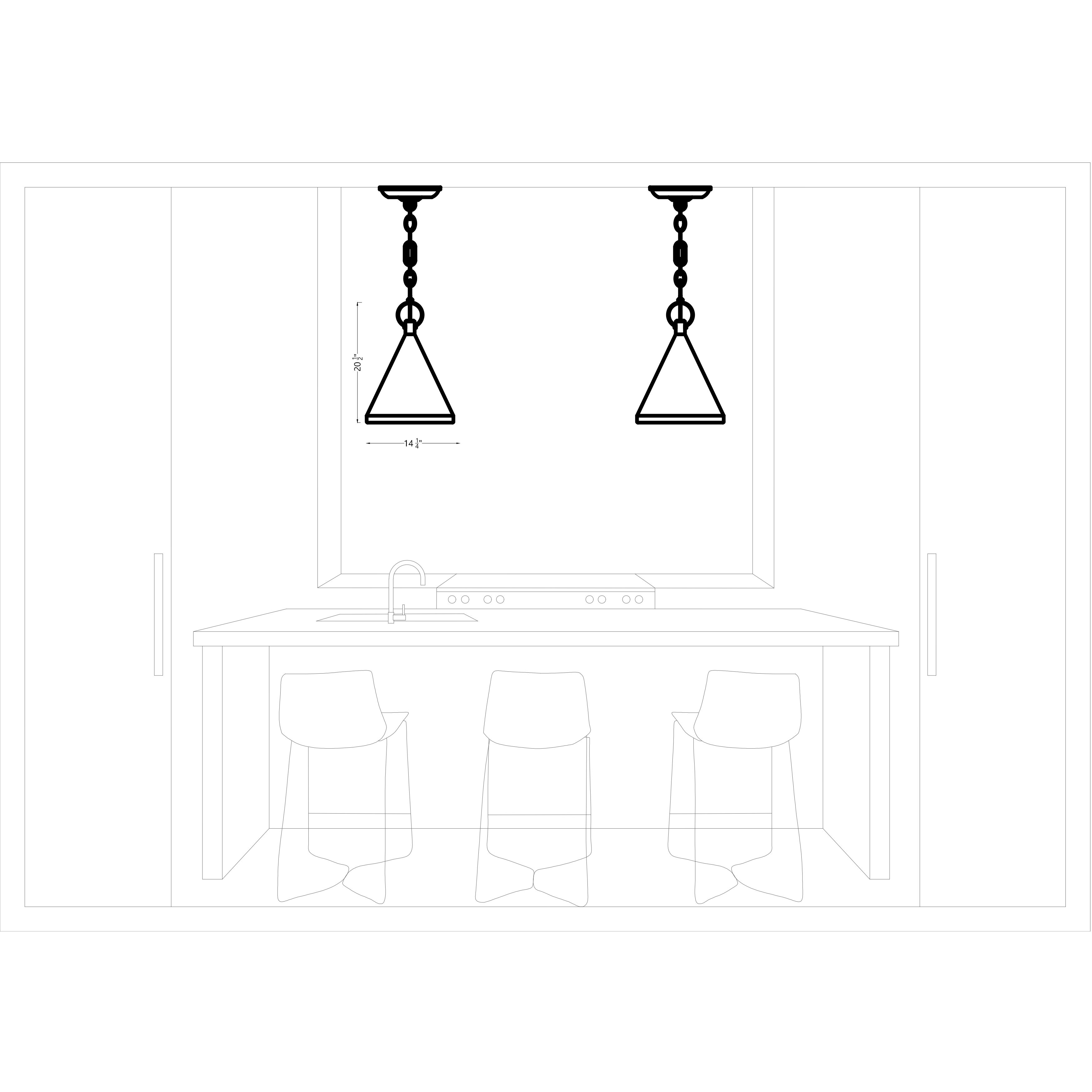 Suzanne Kasler Lyon Pendant Ceiling Light in Midnight Black