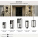 Shaw 1 Light 7 inch Antique Bronze Outdoor Pendant