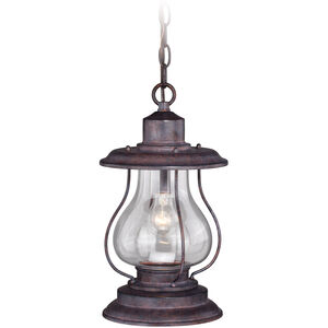 Dockside 1 Light 8 inch Weathered Patina Outdoor Pendant