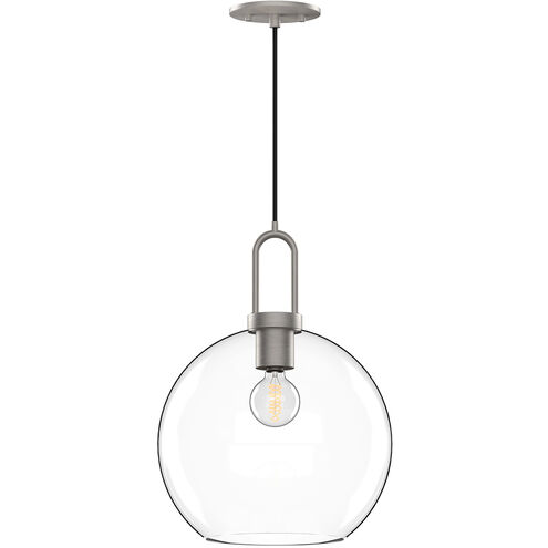 Alora Mood Soji 1 Light 9.88 inch Brushed Nickel Pendant Ceiling Light
