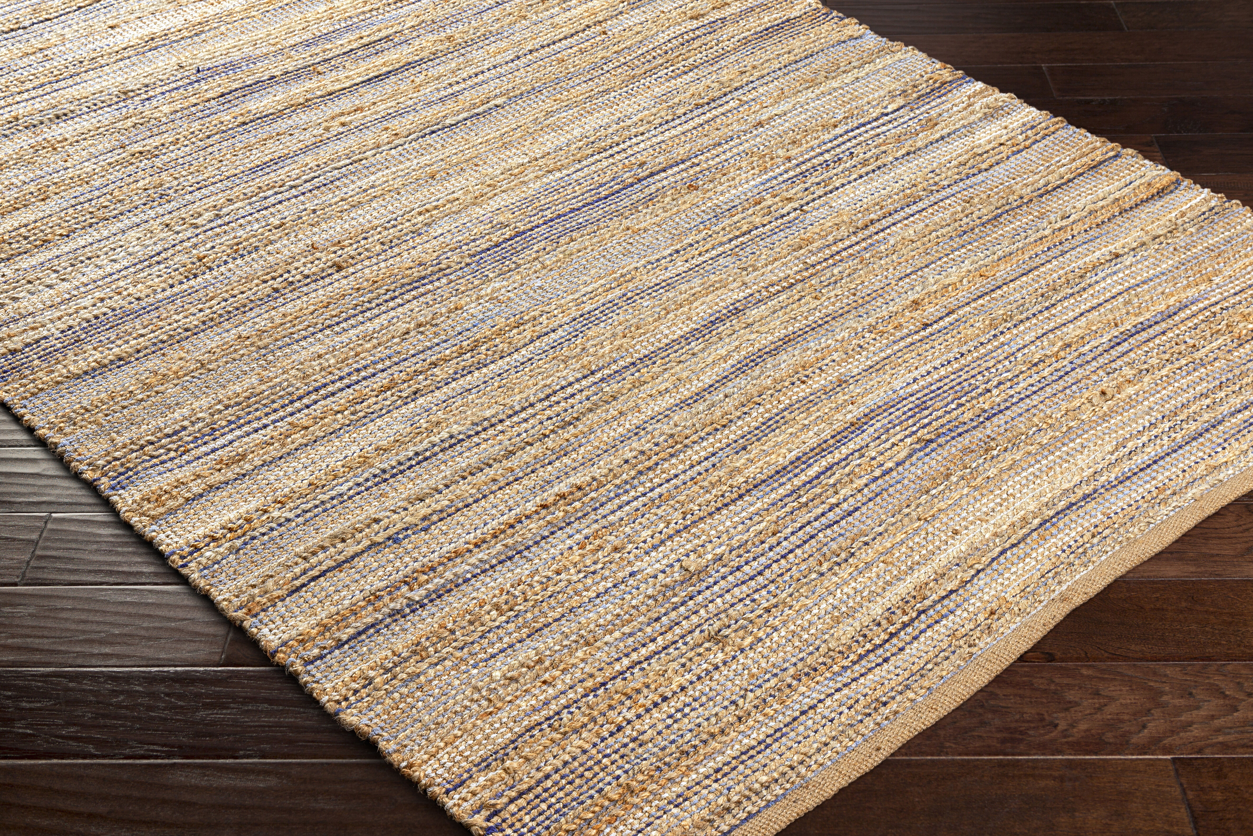 Bali 90 X 60 inch Blue Rug in 5 x 8, Rectangle