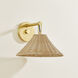 Dalia 1 Light 10.5 inch Aged Brass Wall Sconce Wall Light