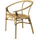 Saltwater Natural & Matte Grey Rattan Arm Chair