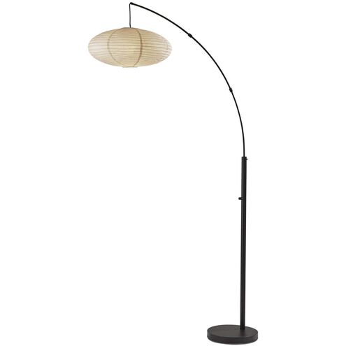 Corinne 80 inch 100.00 watt Black Arc Floor Lamp Portable Light 