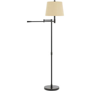 Monticello 65 inch 100 watt Oil Rubbed Bronze Swing Arm Floor Lamp Portable Light