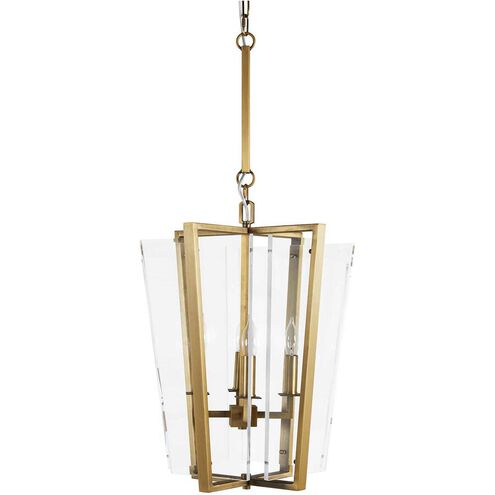 Melissa 4 Light 14.25 inch Matte Antique Brass Chandelier Ceiling Light