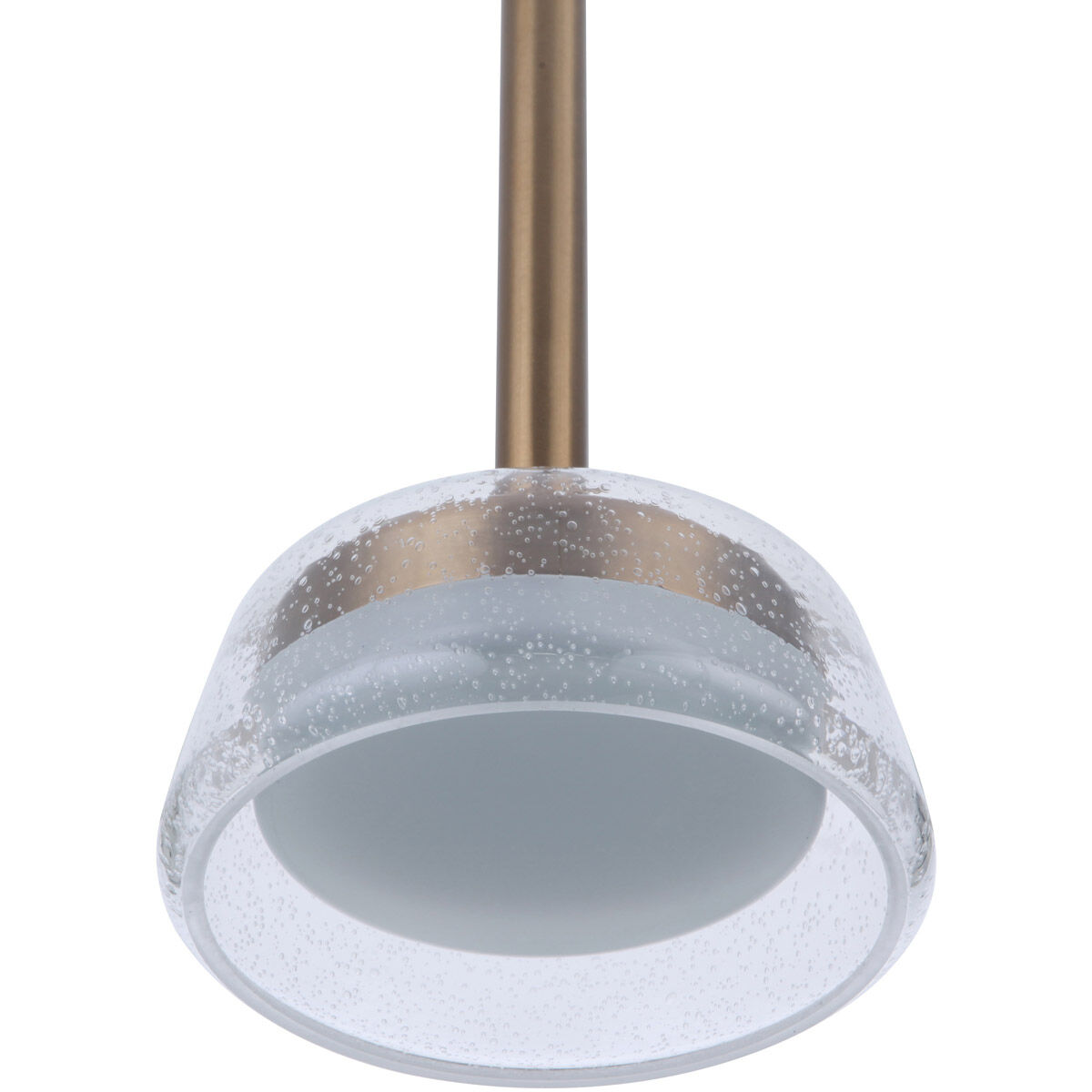 Centric LED 7 inch Satin Brass Pendant Ceiling Light