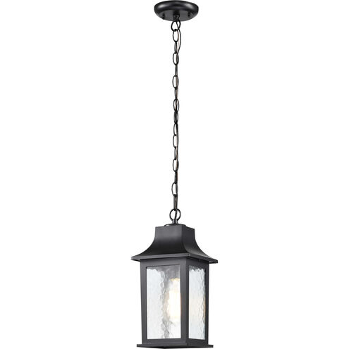 Stillwell 7 inch Matte Black Outdoor Hanging Lantern