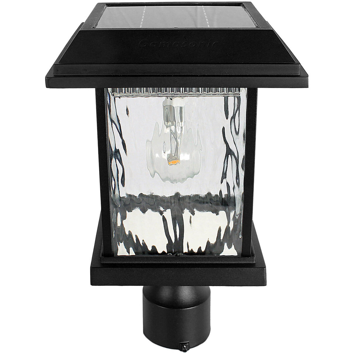 Aspen LED 15 inch Black Post Light, Solar