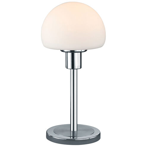 Wilhelm 12 inch 4.5 watt Nickel-Matte Table Lamp Portable Light