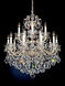La Scala 15 Light 28 inch Antique Silver Chandelier Ceiling Light in Antique Silver Cast