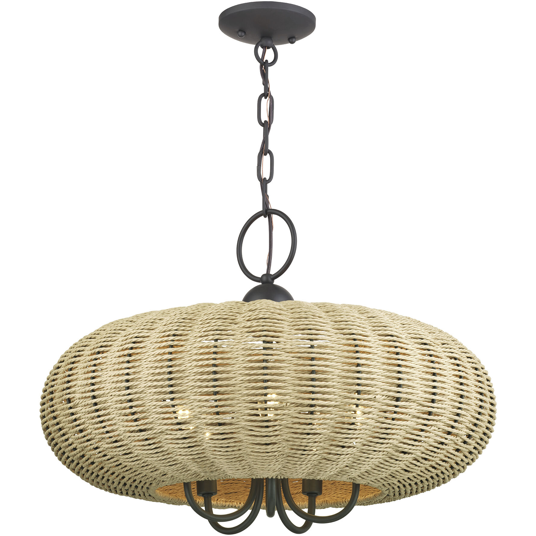 Summervine 5 Light 22 inch Bronze Pendant Chandelier Ceiling Light