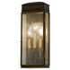 Courtney 3 Light 22.5 inch Astral Bronze Outdoor Wall Bracket