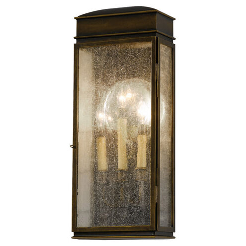 Courtney 3 Light 22.5 inch Astral Bronze Outdoor Wall Bracket