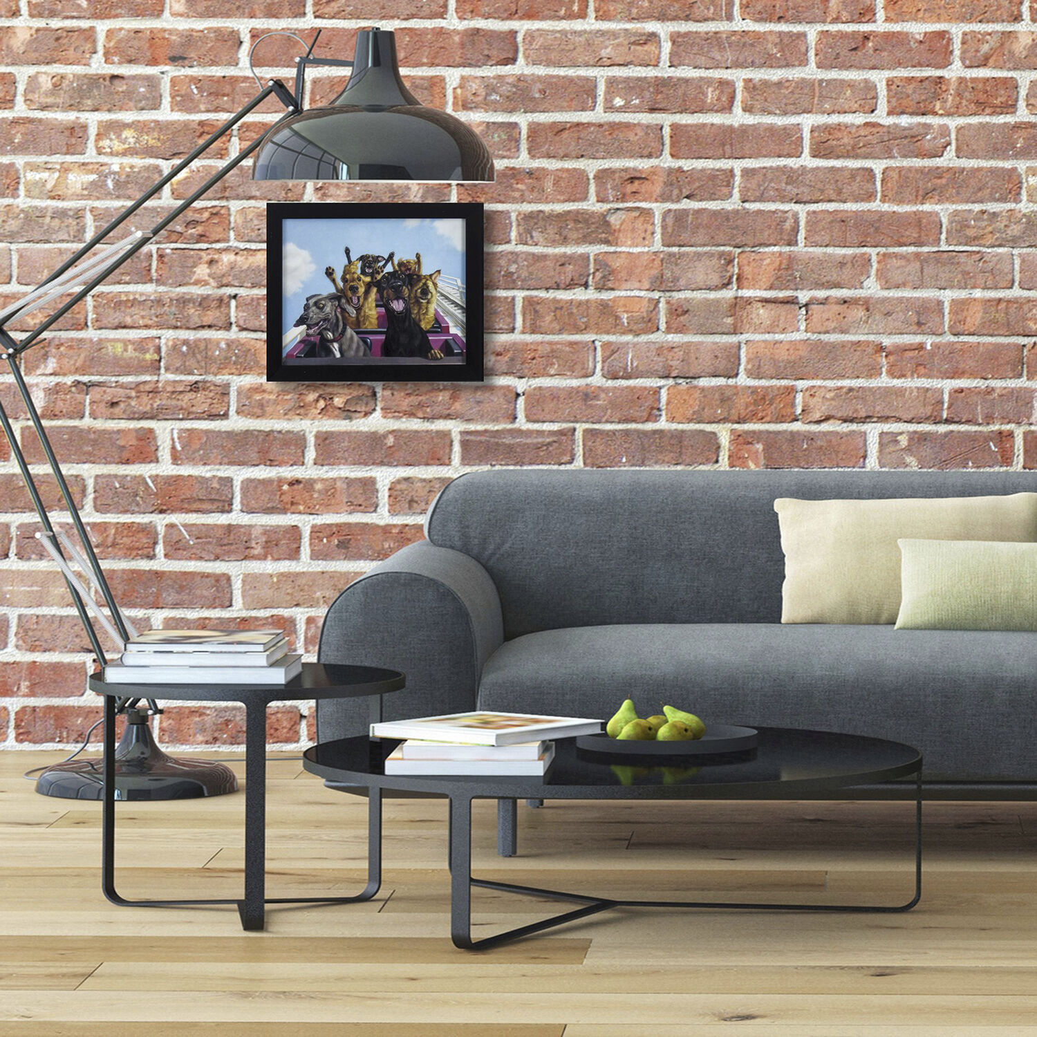 Animals 11 X 9 inch Non-Glass Framed Art, Propac