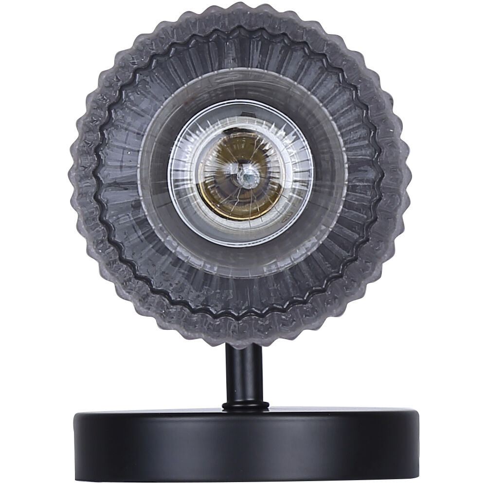 Kinslea 2 Light 6 inch Matte Black Vanity Light Wall Light in Clear Glass