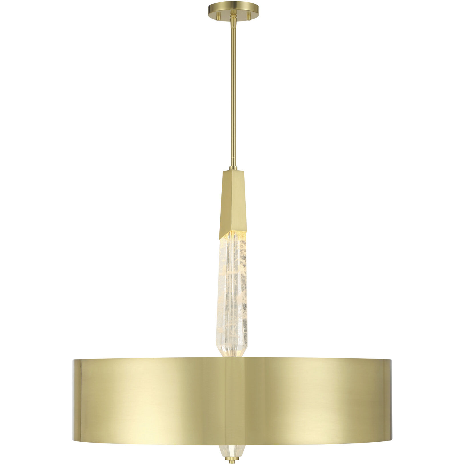 Drifting Droplets LED Vintage Brass Pendant Ceiling Light