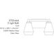Clarity 2 Light 16 inch Coal Bath Vanity Wall Light