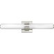 Aiden LED 23 inch Polished Nickel Vanity Light Wall Light, Vertical