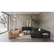 Luxe Black Corner Chair