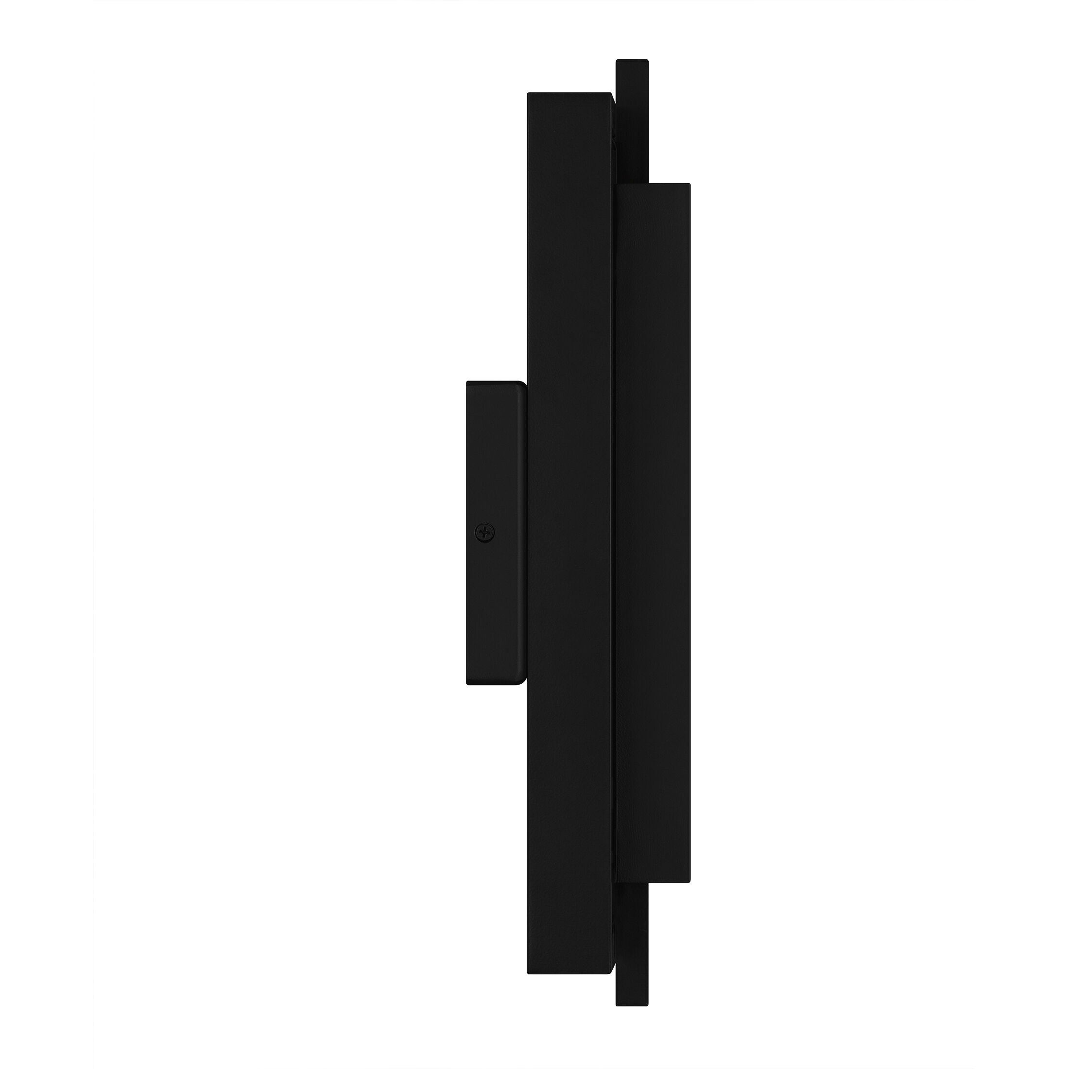 Pointsett LED 16 inch Matte Black Outdoor Wall Lantern
