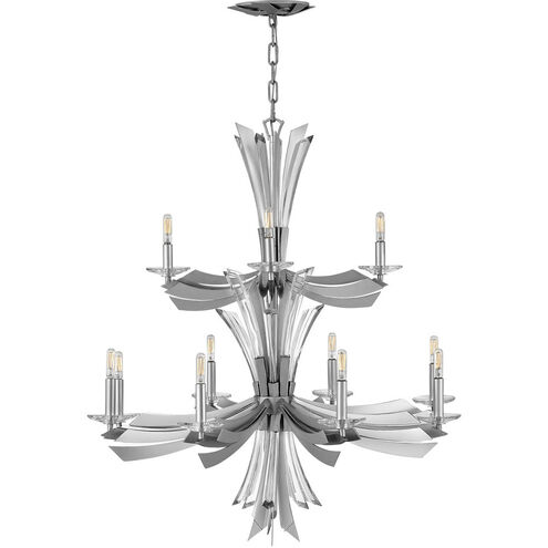 Vida LED 34 inch Glacial Chandelier Ceiling Light