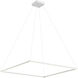 Piazza LED 47.25 inch White Pendant Ceiling Light
