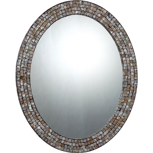 Reflections 30 X 24 inch Pen Shell Mosaic Wall Mirror