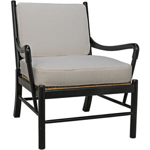 Kevin Hand Rubbed Black Occasional Chair