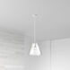 Polly 1 Light 12.75 inch White Pendant Ceiling Light
