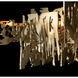 Brutus 6 Light 63 inch Modern Brass Pendant Ceiling Light, Large