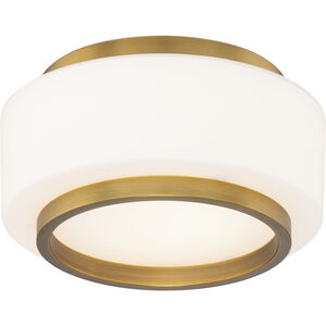 Preston LED 7.8 inch Aged Brass Indoor Ceiling Lighting in 2700K