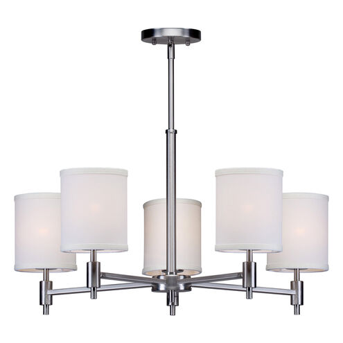 Signature 5 Light 25 inch Brushed Nickel Chandelier Ceiling Light