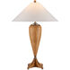 Hastings 30.75 inch 75 watt Natural Wood and Antique Nickel Table Lamp Portable Light