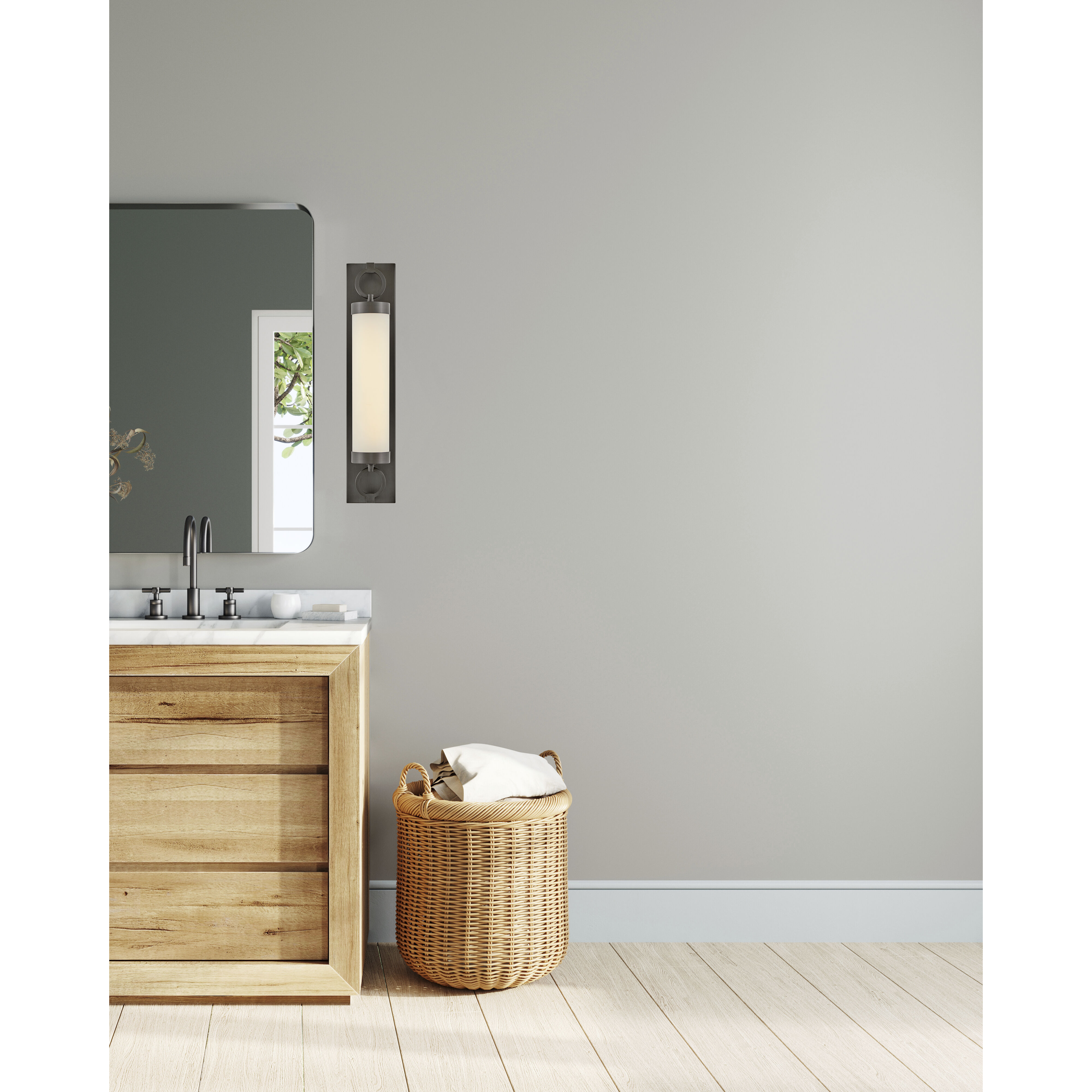 Lisa McDennon Baylor LED 24 inch Black Oxide Bath Light Wall Light, Linear, Sconce