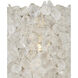 Iconoclast 1 Light 8 inch Contemporary Silver Leaf Wall Sconce Wall Light