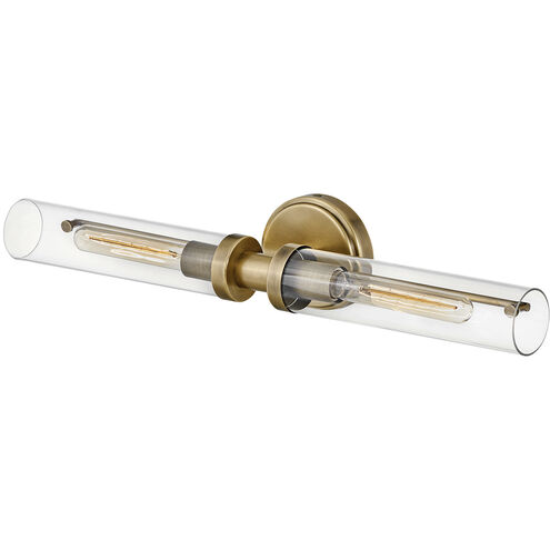 Vaughn 2 Light 25 inch Heritage Brass Vanity Light Wall Light
