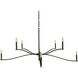 Bridgeport 8 Light 60 inch Iron Foyer Chandelier Ceiling Light