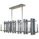 Arcadia 12 Light 40 inch Polished Nickel Island Chandelier Ceiling Light
