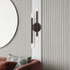 Soho 4 Light 5 inch Bronze with Antique Brass Accents ADA Sconce Wall Light