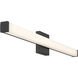 Maxx 36 inch Matte Black Bath Vanity Light Wall Light
