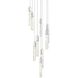Aurora 9 Light 24 inch Chrome Chandelier Ceiling Light