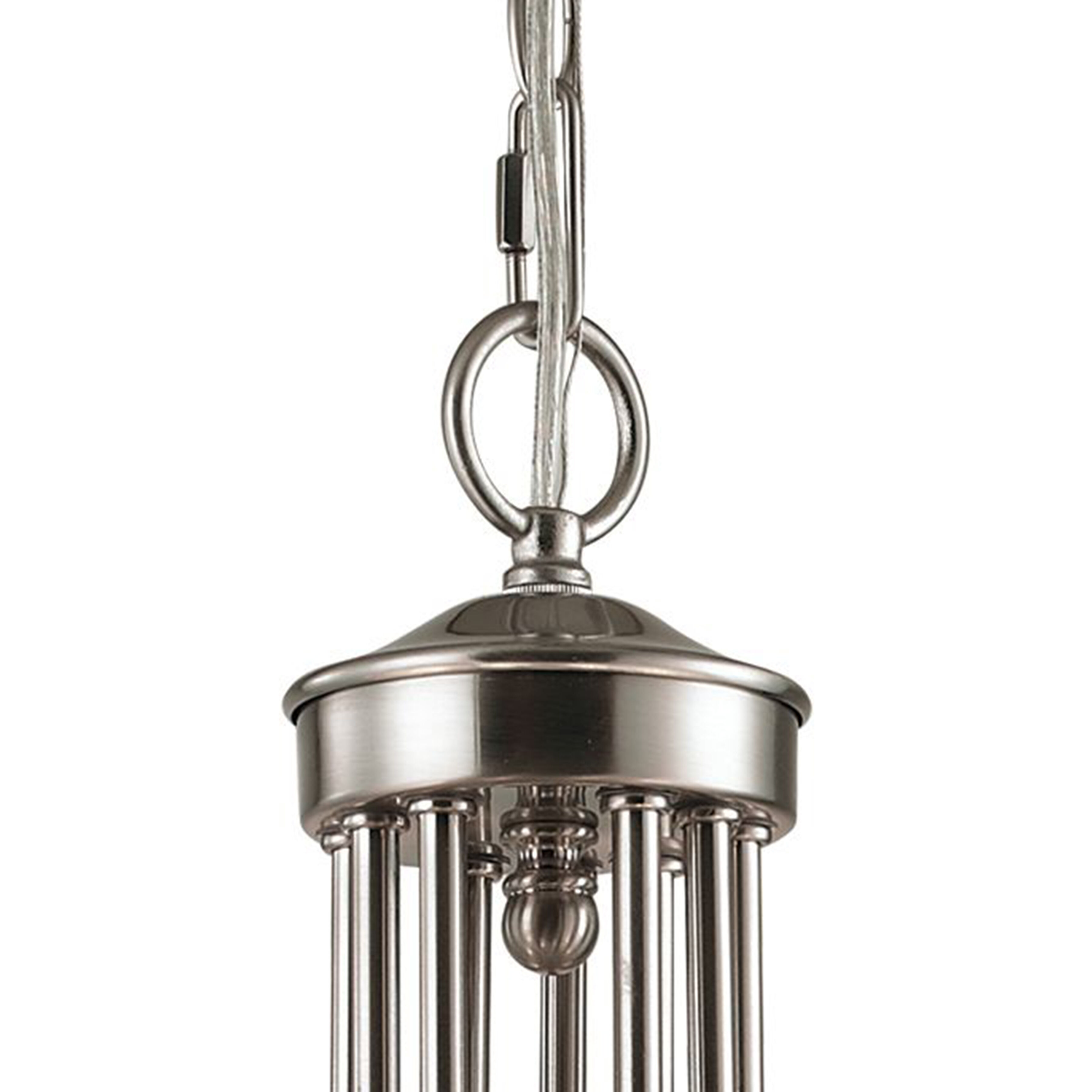 Brighton 9 Light 25 inch Brushed Nickel Chandelier Ceiling Light