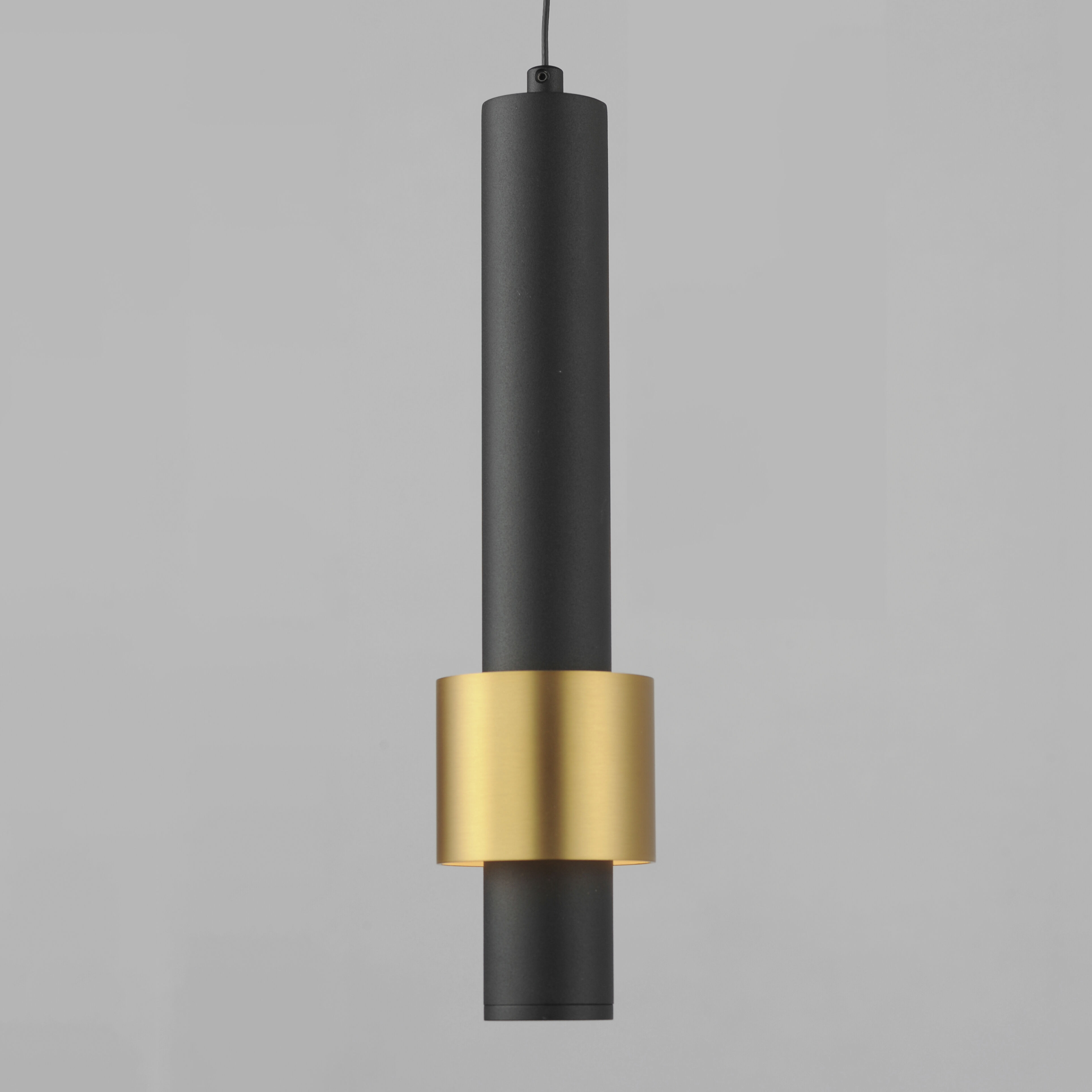 Reveal LED 2.75 inch Black and Gold Single Pendant Ceiling Light